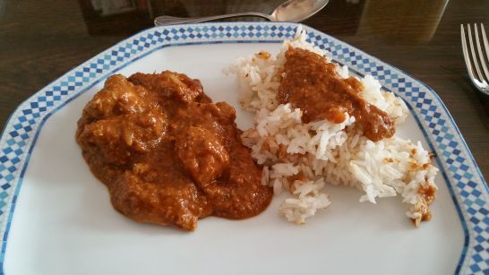 Curry de poulet au lait de coco à la mijoteuse
